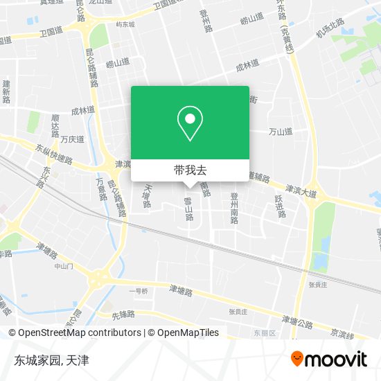 东城家园地图