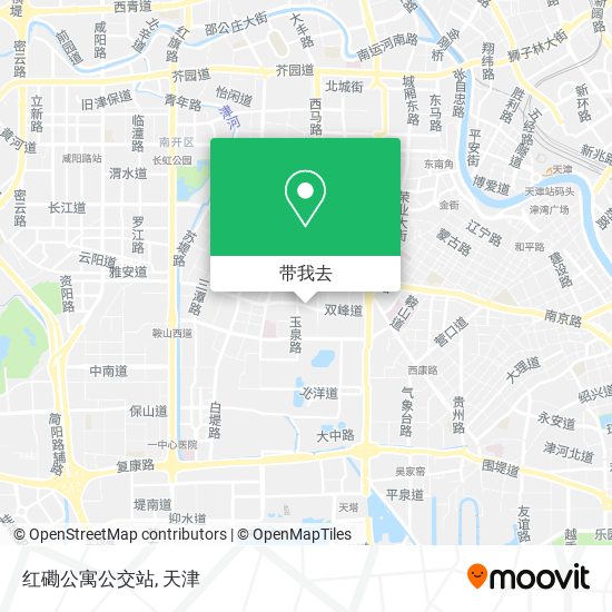 红磡公寓公交站地图
