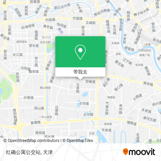 红磡公寓公交站地图