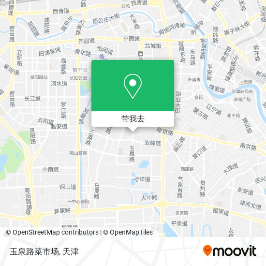 玉泉路菜市场地图