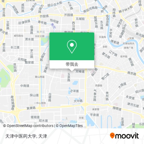 天津中医药大学地图