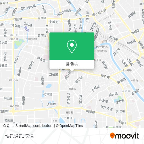 快讯通讯地图