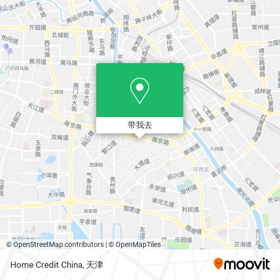 Home Credit China地图