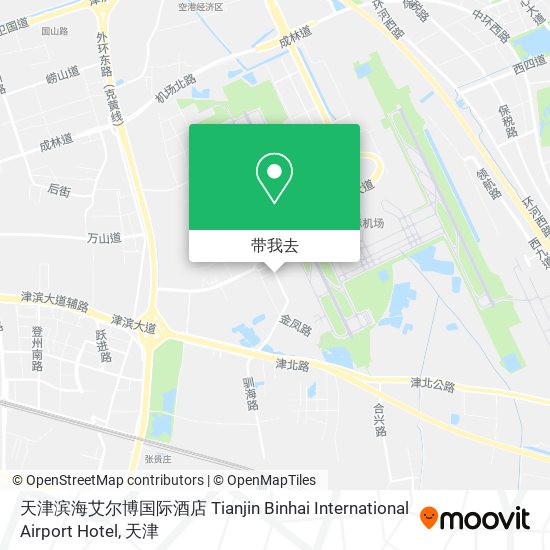 天津滨海艾尔博国际酒店 Tianjin Binhai International Airport Hotel地图