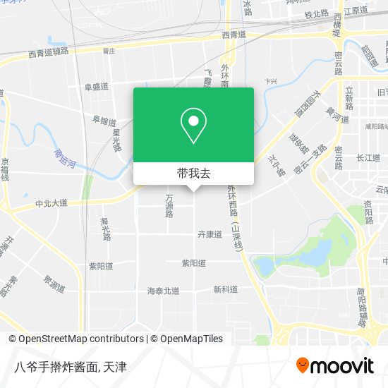 八爷手擀炸酱面地图