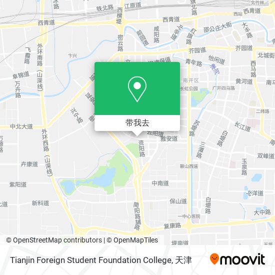 Tianjin Foreign Student Foundation College地图