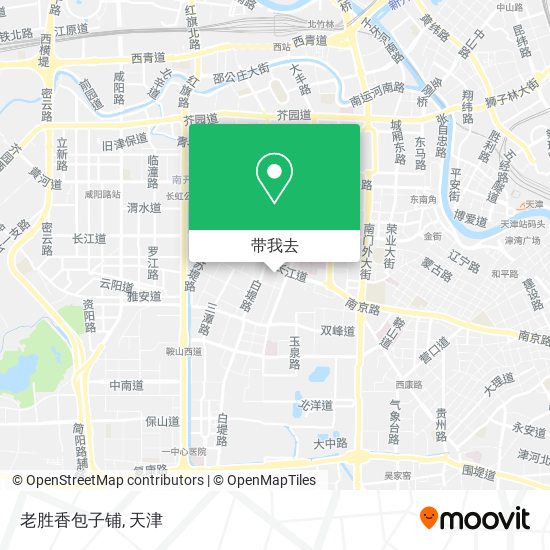 老胜香包子铺地图