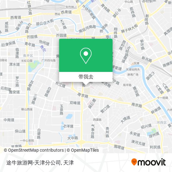 途牛旅游网-天津分公司地图