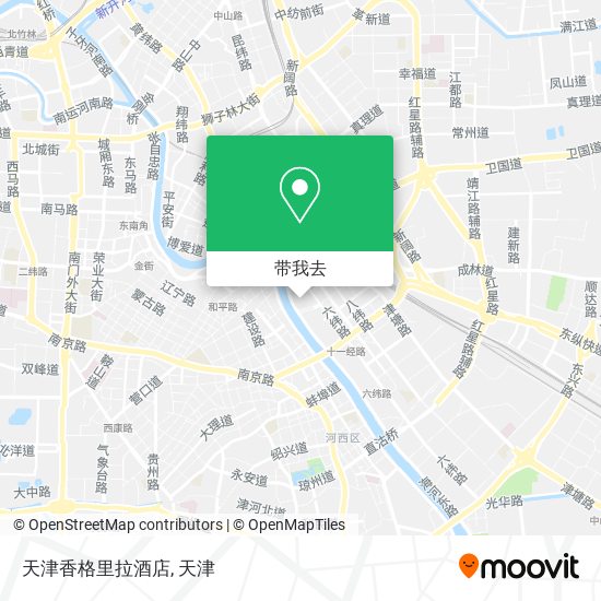 天津香格里拉酒店地图