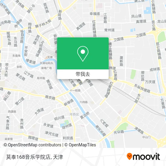 莫泰168音乐学院店地图