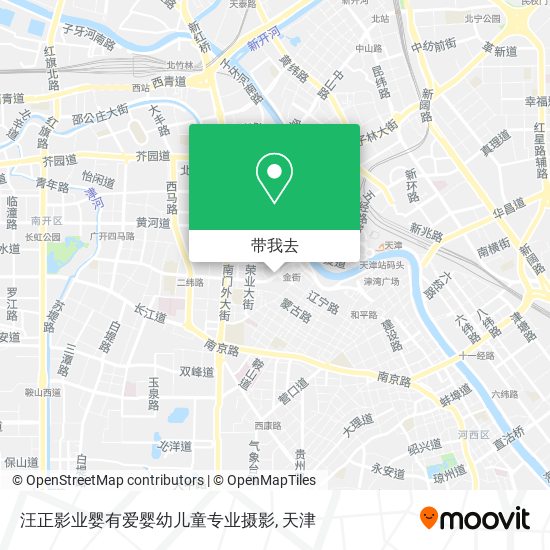 汪正影业婴有爱婴幼儿童专业摄影地图