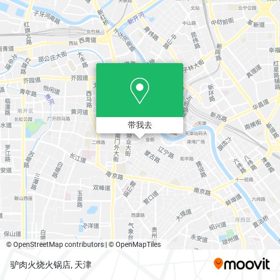 驴肉火烧火锅店地图