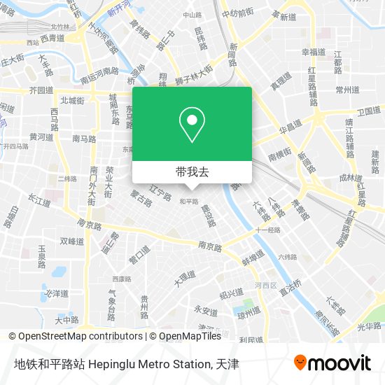 地铁和平路站 Hepinglu Metro Station地图