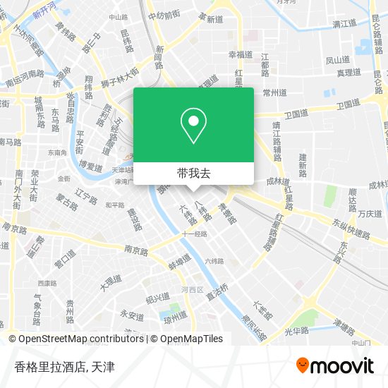 香格里拉酒店地图