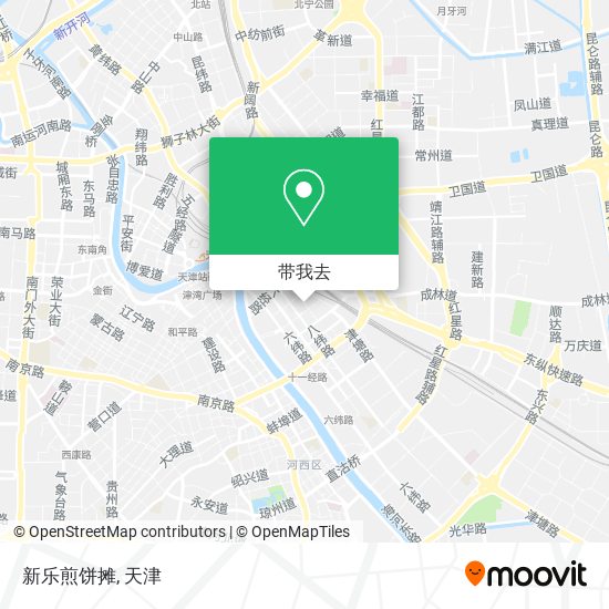 新乐煎饼摊地图
