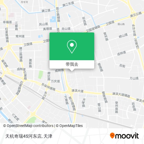 天杭奇瑞4S河东店地图