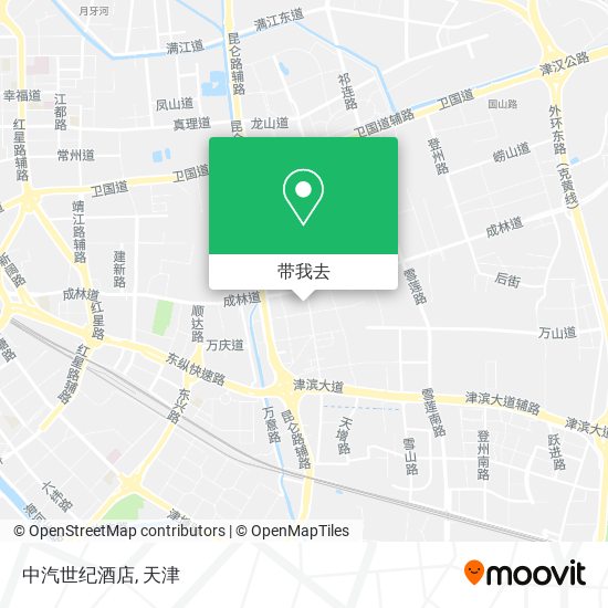 中汽世纪酒店地图