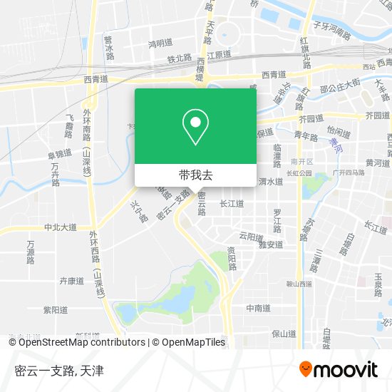 密云一支路地图
