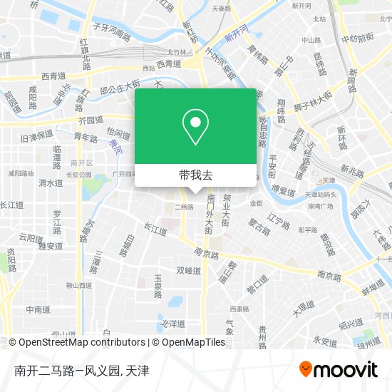南开二马路—风义园地图