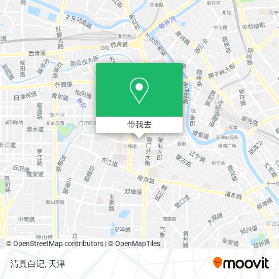 清真白记地图