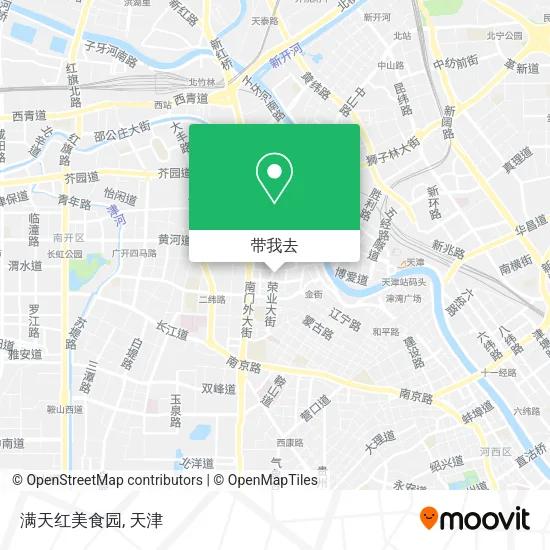 满天红美食园地图