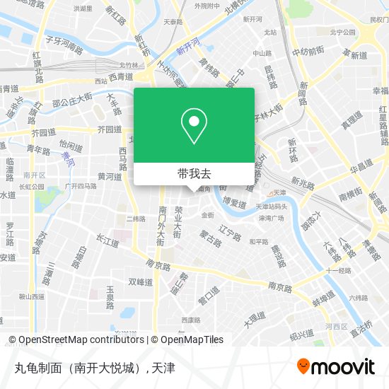 丸龟制面（南开大悦城）地图