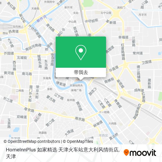 HomeInnPlus 如家精选 天津火车站意大利风情街店地图