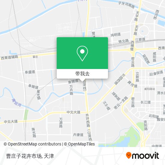 曹庄子花卉市场地图