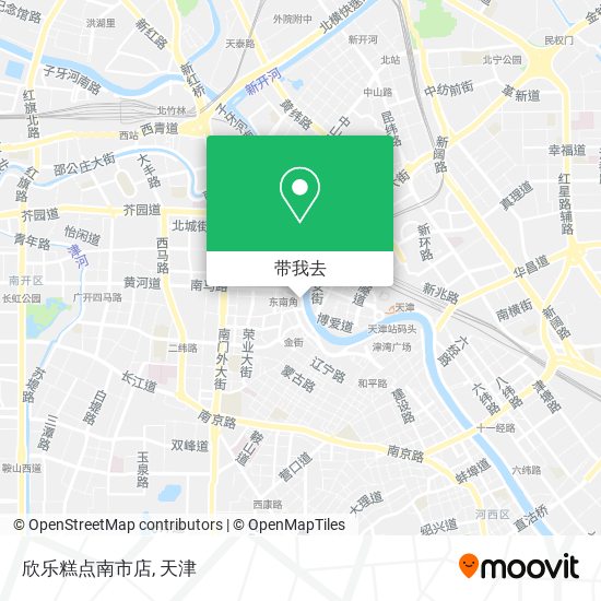 欣乐糕点南市店地图