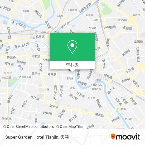 Super Garden Hotel Tianjin地图