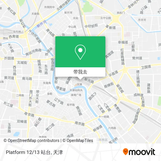 Platform 12/13 站台地图