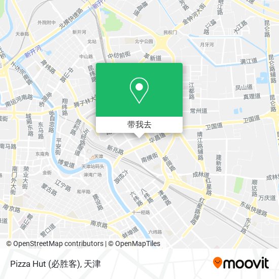 Pizza Hut (必胜客)地图