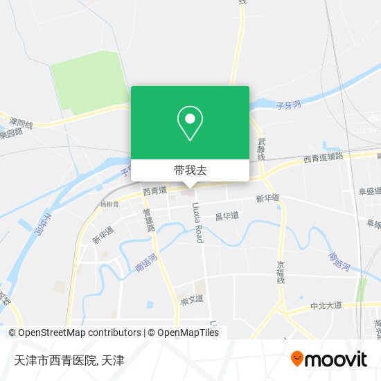 天津市西青医院地图