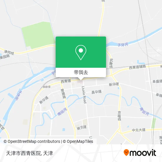 天津市西青医院地图