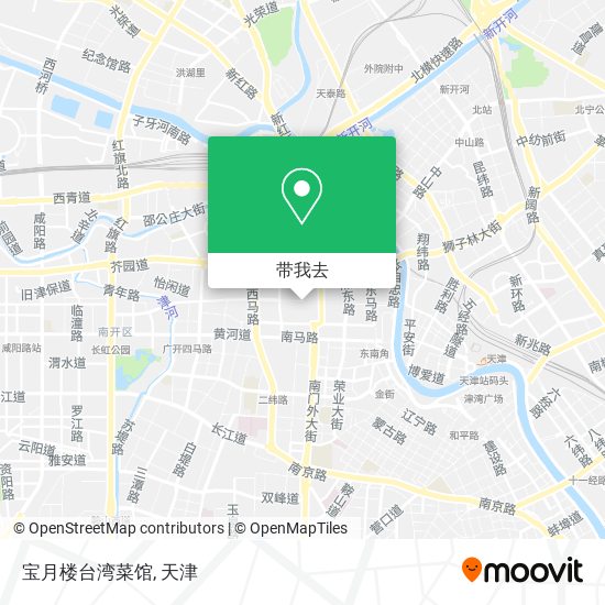 宝月楼台湾菜馆地图