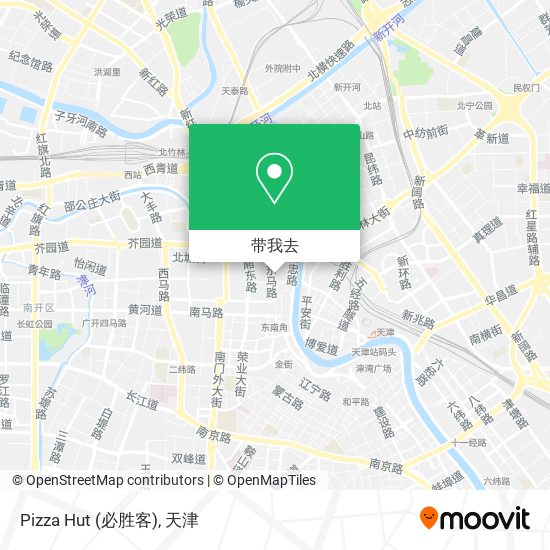 Pizza Hut (必胜客)地图
