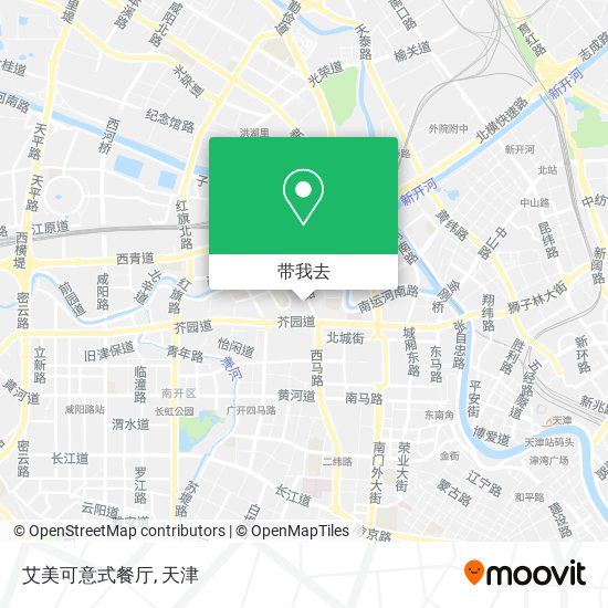 艾美可意式餐厅地图
