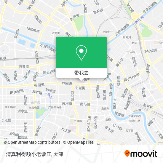 清真利得顺小老饭庄地图