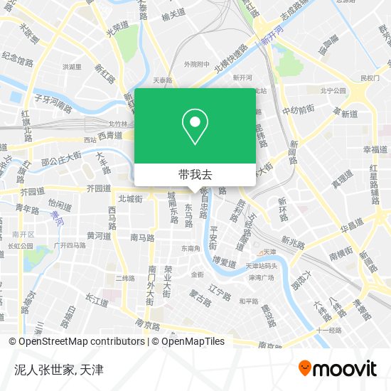 泥人张世家地图