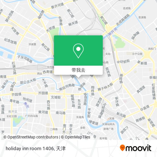 holiday inn room 1406地图