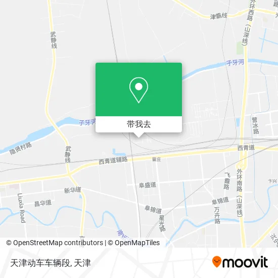 天津动车车辆段地图