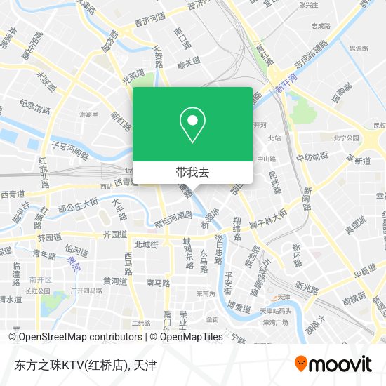 东方之珠KTV(红桥店)地图