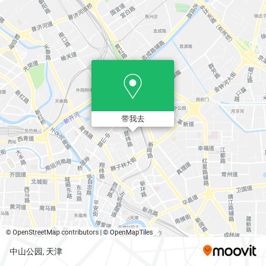 中山公园地图