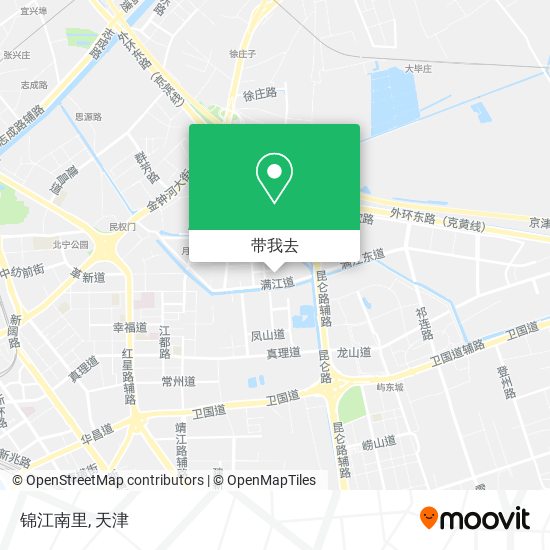 锦江南里地图