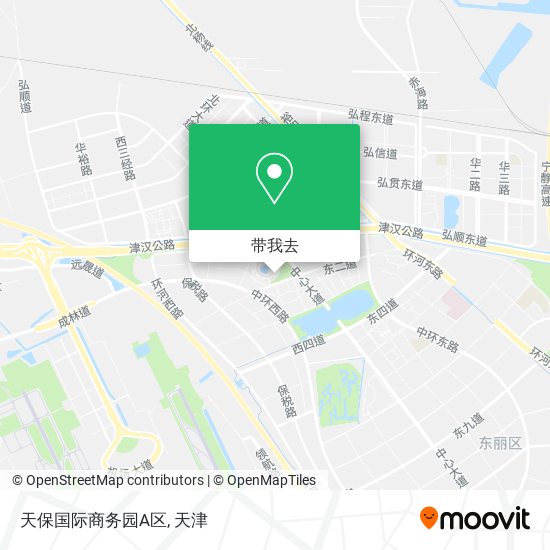天保国际商务园A区地图