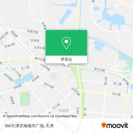 SM天津滨海城市广场地图
