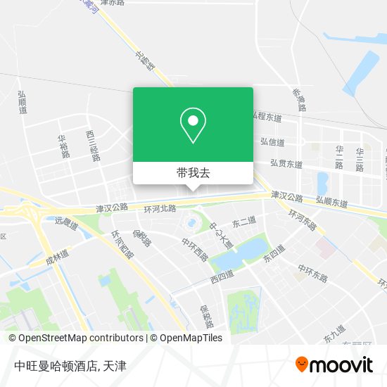 中旺曼哈顿酒店地图
