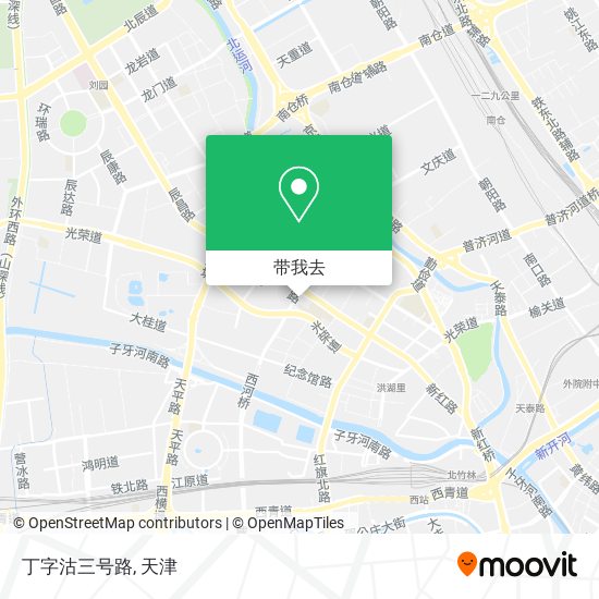 丁字沽三号路地图