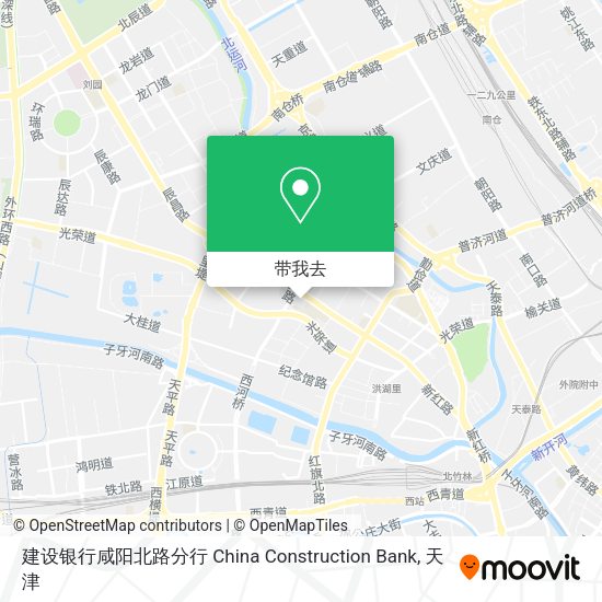 建设银行咸阳北路分行 China Construction Bank地图