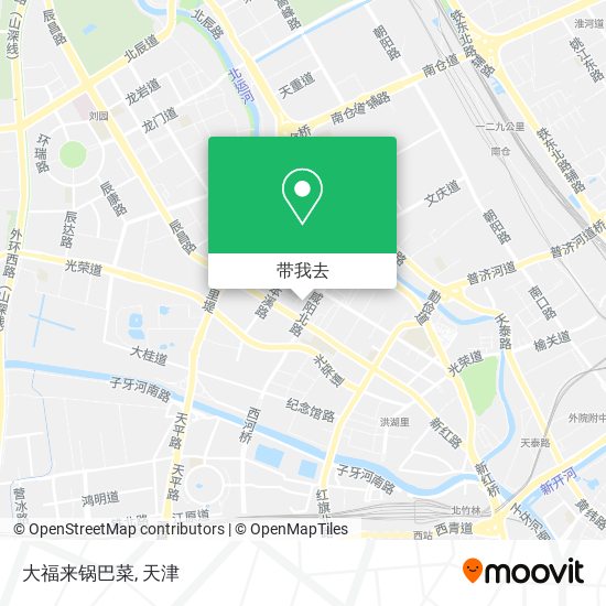 大福来锅巴菜地图